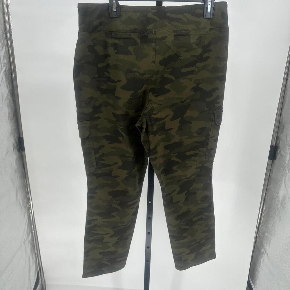 Kim Gravel Camo Cargo Pants Stretch Pull On Grunge Athleisure Style QVC